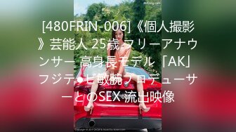 [480FRIN-006]《個人撮影》芸能人 25歳 フリーアナウンサー 高身長モデル「AK」フジテ●ビ敏腕プロデューサーとのSEX 流出映像